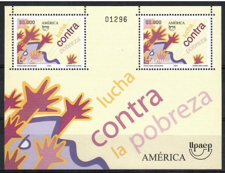 Znaczek Kolumbia 2005 Mi bl 66 Czyste **