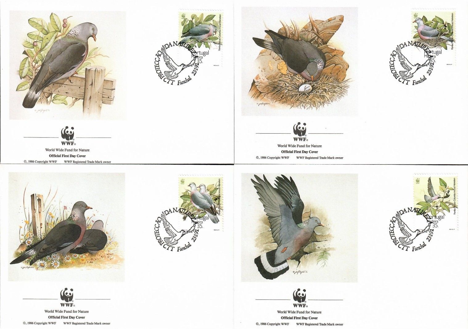 Znaczek Madera 1991 Mi 143-146 FDC