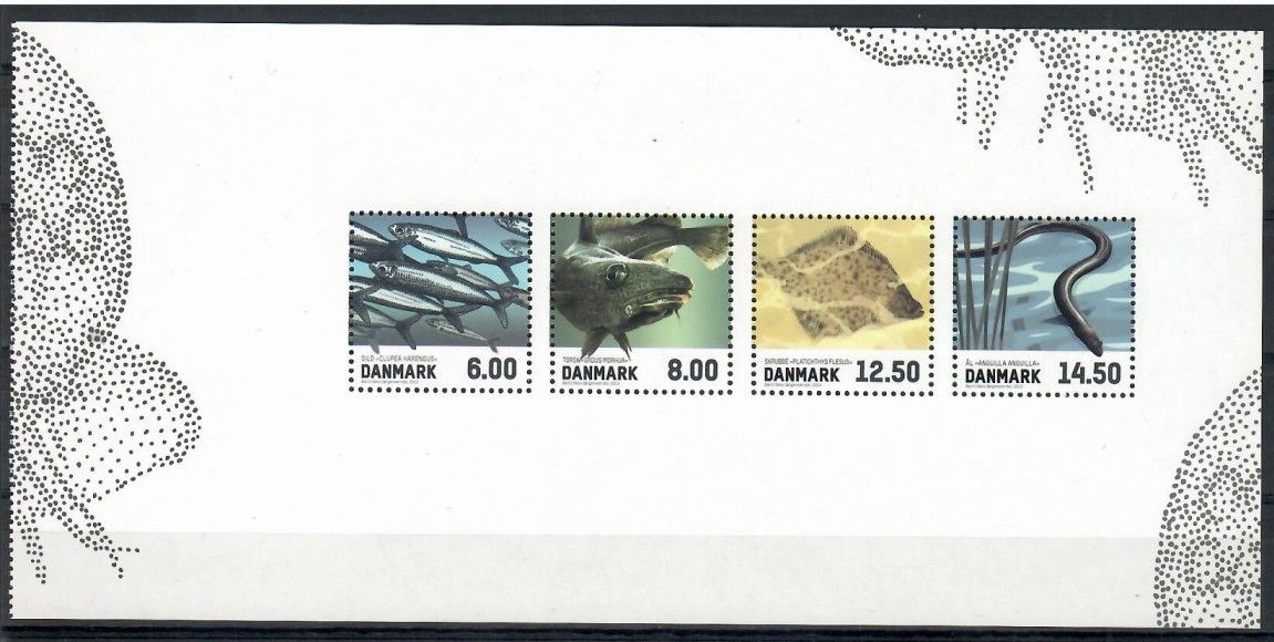 Znaczek Dania 2013 Mi h-blatt 124 Czyste **