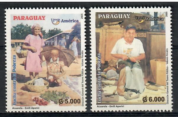Znaczek Paragwaj 2005 Mi 4969-4970 Czyste **