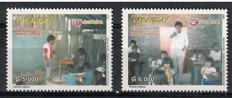 Znaczek Paragwaj 2007 Mi 5025-5026 Czyste **