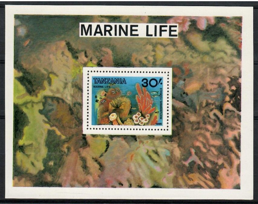 Znaczek Tanzania 1986 Mi bl 60 Czyste **