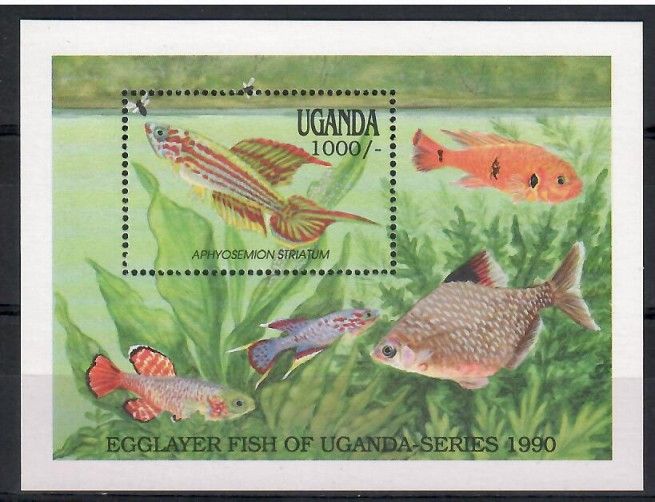 Znaczek Uganda 1991 Mi bl 129 Czyste **