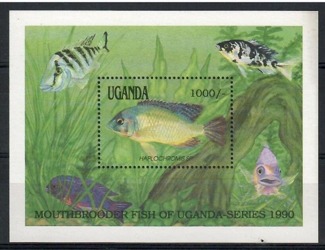 Znaczek Uganda 1991 Mi bl 128 Czyste **