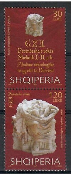 Znaczek Albania 2007 Mi 3207-3208 Czyste **