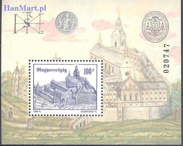 Znaczek Węgry 1996 Mi bl 234 Czyste **