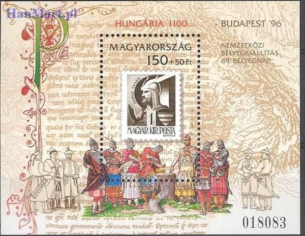 Znaczek Węgry 1996 Mi bl 235 Czyste **