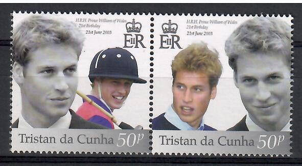 Znaczek Tristan da Cunha 2003 Mi 800-801 Czyste **