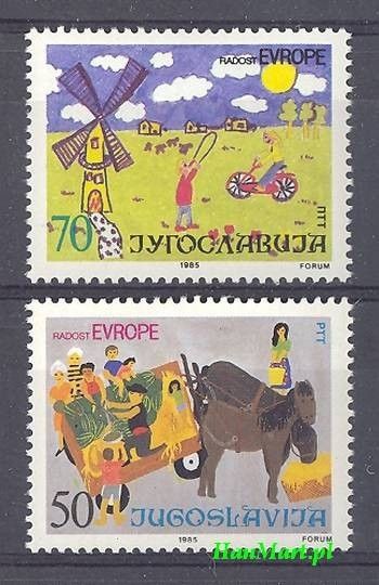 Znaczek Jugosławia 1985 Mi 2126-2127 Czyste **