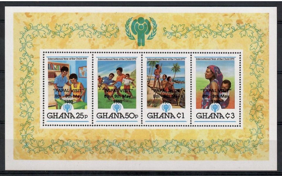 Znaczek Ghana 1980 Mi bl 84 Czyste **