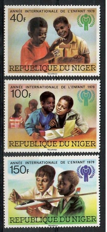 Znaczek Niger 1979 Mi 659-661 Czyste **