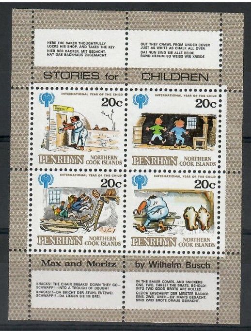 Znaczek Penrhyn 1979 Mi bl 16II Czyste **
