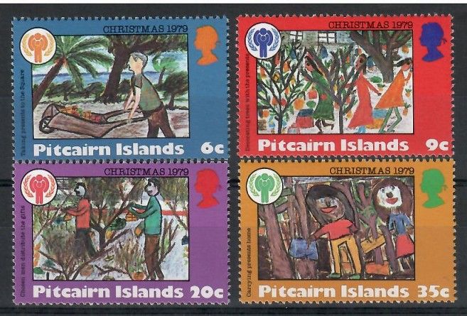 Znaczek Pitcairn 1979 Mi 188-191 Czyste **