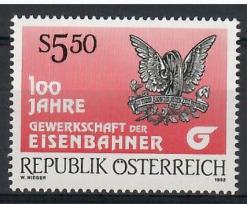 Znaczek Austria 1992 Mi 2059 Czyste **