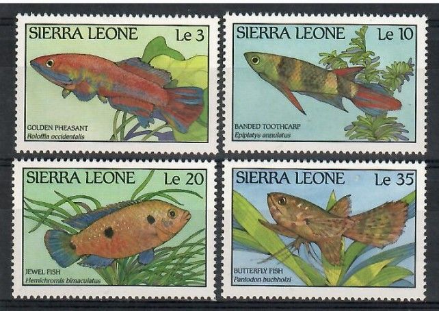 Znaczek Sierra Leone 1988 Mi 1081-1084 Czyste **