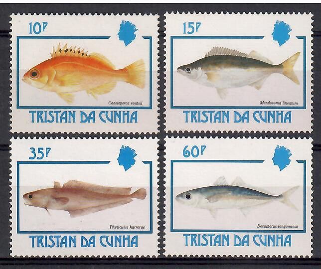 Znaczek Tristan da Cunha 1992 Mi 526-529 Czyste **