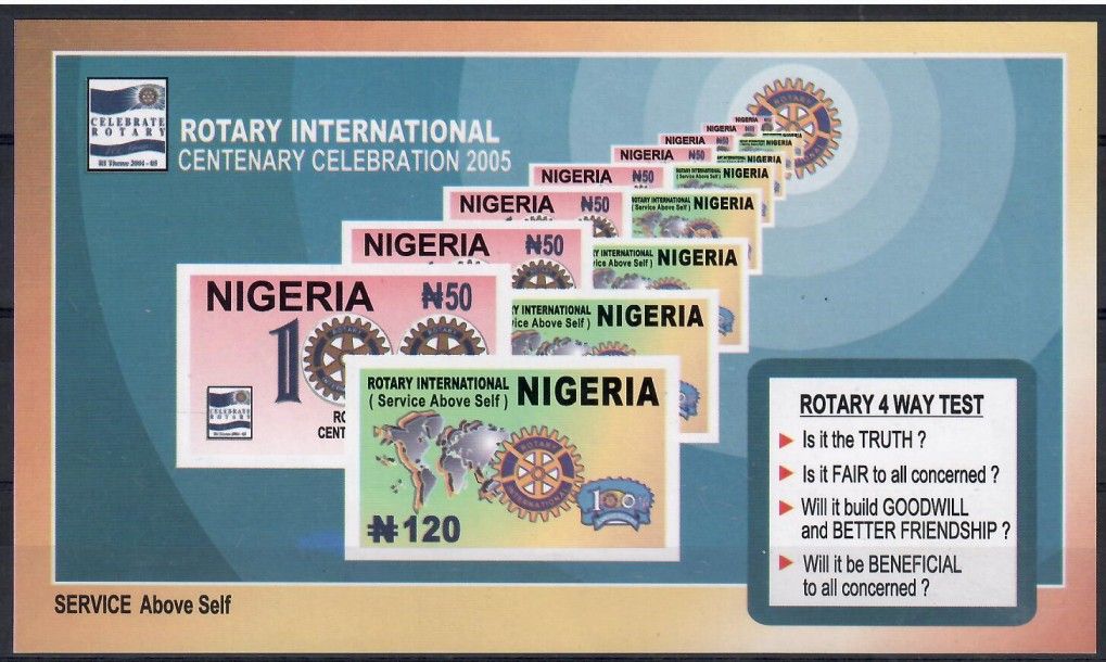 Znaczek Nigeria 2005 Mi bl 29 Czyste **