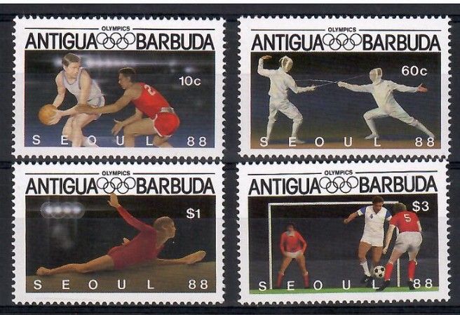 Znaczek Antigua i Barbuda 1987 Mi 1020-1023 Czyste **