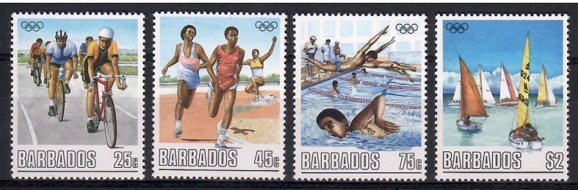 Znaczek Barbados 1988 Mi 701-704 Czyste **
