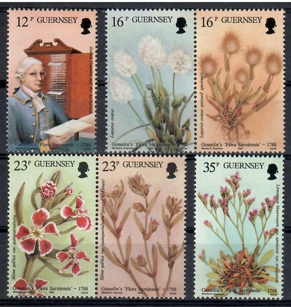 Znaczek Guernsey 1988 Mi 430-435 Czyste **