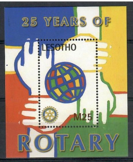 Znaczek Lesotho 2002 Mi bl 185 Czyste **