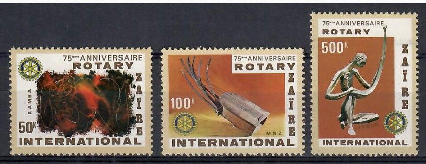 Znaczek Kongo Kinszasa / Zair 1980 Mi 658-660 Czyste **