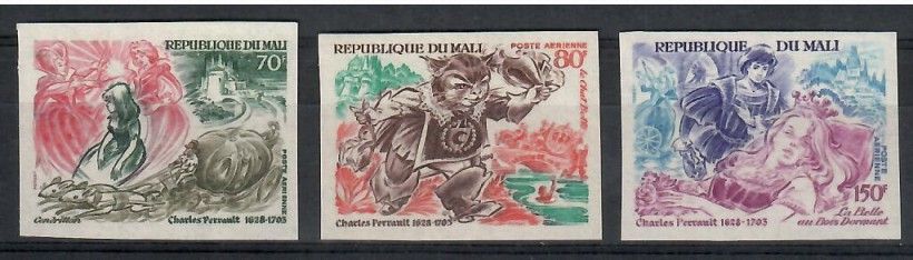 Znaczek Mali 1972 Mi 328-330B Czyste **