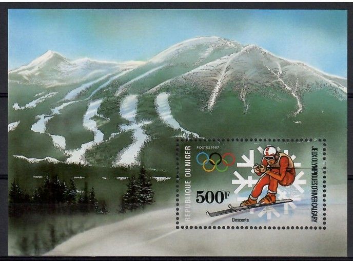 Znaczek Niger 1987 Mi bl 51 Czyste **