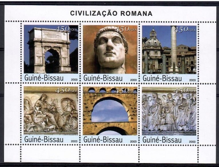 Znaczek Gwinea Bissau 2003 Mi ark 2188-2193 Czyste **