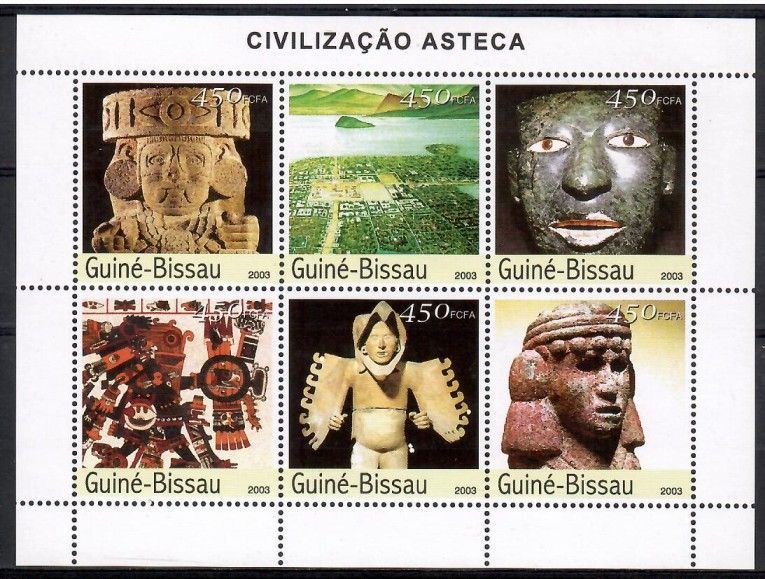 Znaczek Gwinea Bissau 2003 Mi ark 2200-2205 Czyste **
