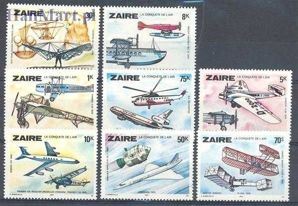Znaczek Kongo Kinszasa / Zair 1978 Mi 580-587 Czyste **