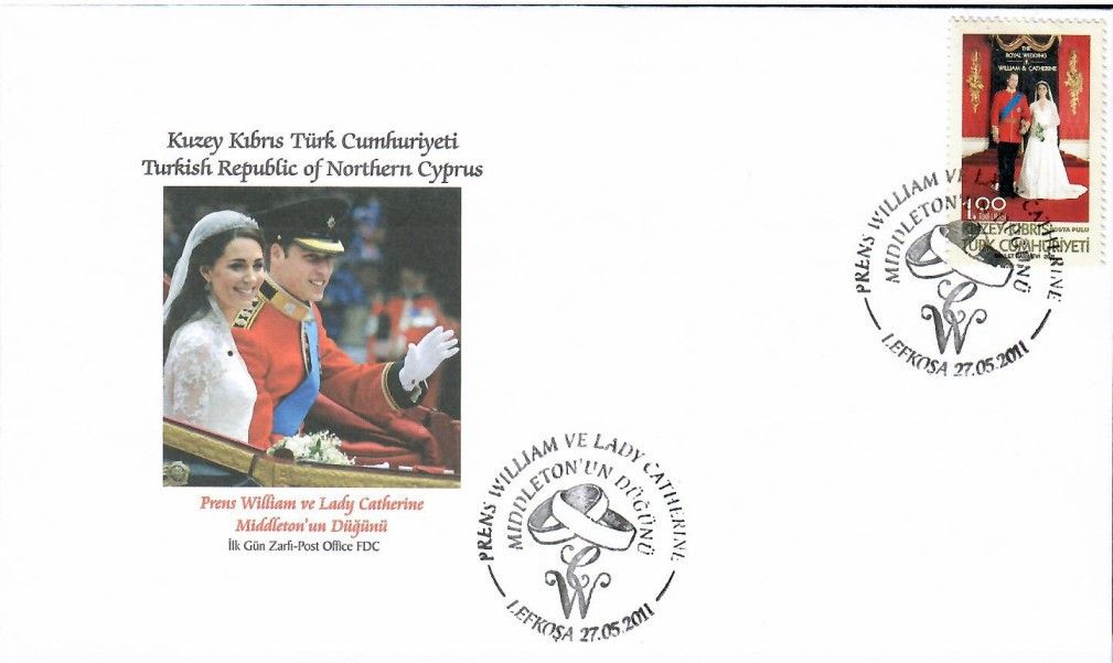 Znaczek Cypr Północny 2011 Mi 740 FDC