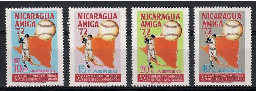 Znaczek Nikaragua 1973 Mi 1719-1722 Czyste **