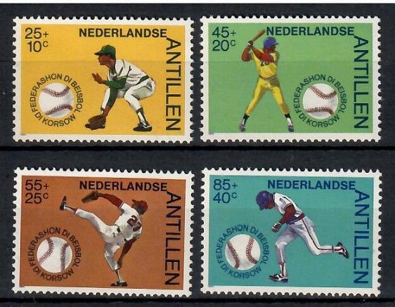 Znaczek Antyle Holenderskie 1984 Mi 520-523 Czyste **