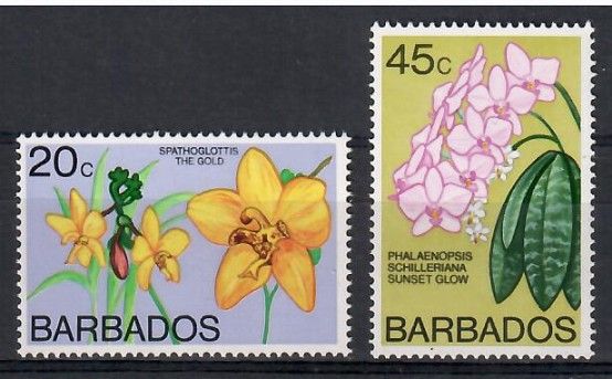 Znaczek Barbados 1977 Mi 420-421x Czyste **