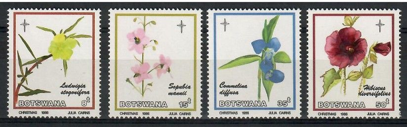 Znaczek Botswana 1986 Mi 388-391 Czyste **