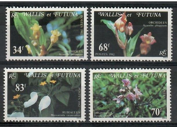 Znaczek Wallis et Futuna 1982 Mi 416-419 Czyste **