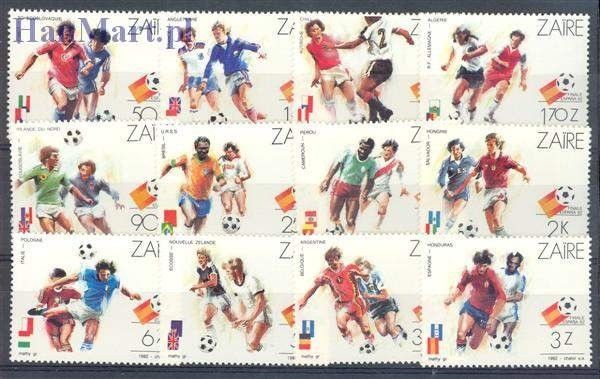 Znaczek Kongo Kinszasa / Zair 1982 Mi 759-770 Czyste **
