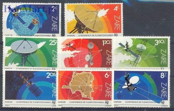 Znaczek Kongo Kinszasa / Zair 1983 Mi 822-829 Czyste **