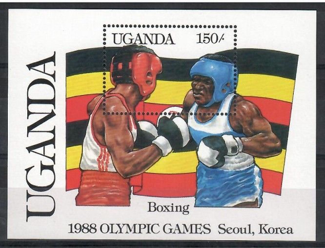 Znaczek Uganda 1987 Mi bl 70 Czyste **