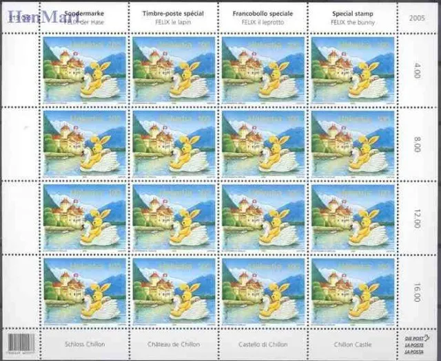Znaczek Szwajcaria 2005 Mi ark 1923-1924 Czyste **