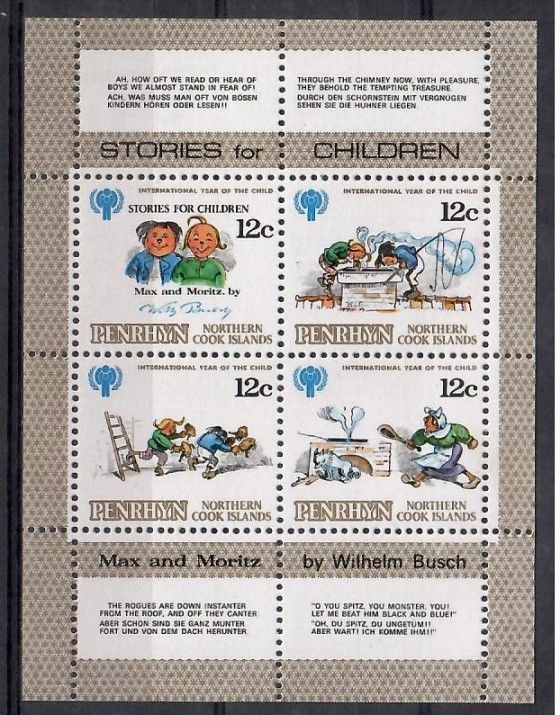 Znaczek Penrhyn 1979 Mi bl 14II Czyste **