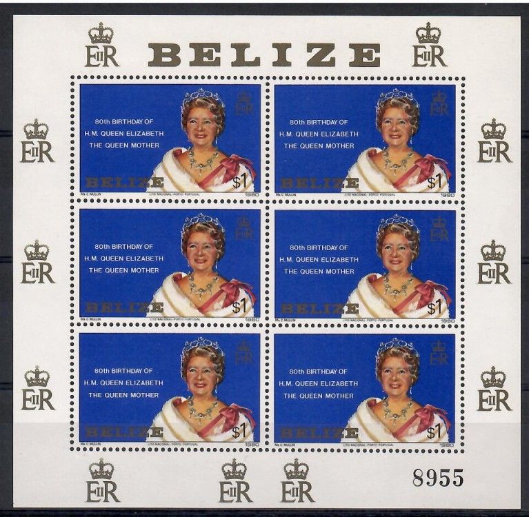 Znaczek Belize 1980 Mi ark 529 Czyste **