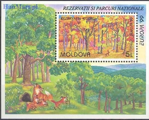 Znaczek Mołdawia 1999 Mi bl 18 Czyste **