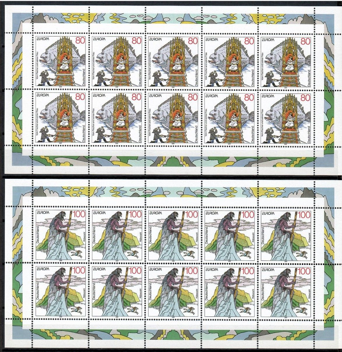 Znaczek Niemcy 1997 Mi ark 1915-1916 Czyste **