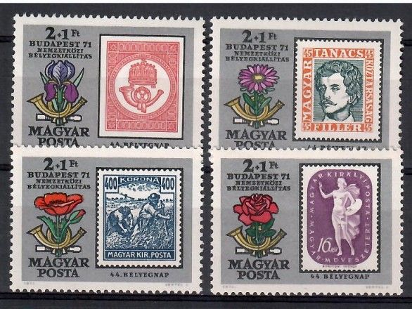 Znaczek Węgry 1971 Mi 2684-2687 Czyste **