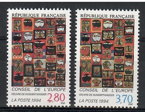 Znaczek Francja 1994 Mi die 51-52 Czyste **