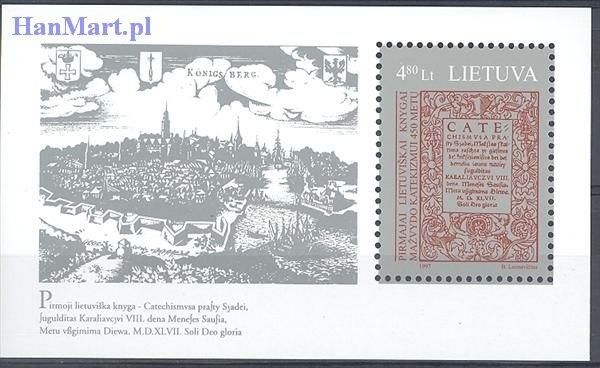 Znaczek Litwa 1997 Mi bl 9 Czyste **