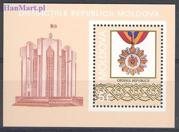 Znaczek Mołdawia 1999 Mi bl 19 Czyste **