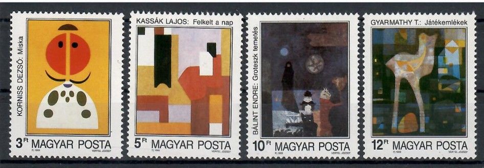 Znaczek Węgry 1989 Mi 4056-4059 Czyste **
